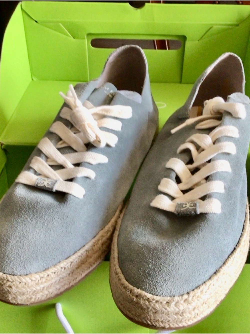 The Sam Edelman Poppy Jute Women's Espadrille Sneakers in size 11